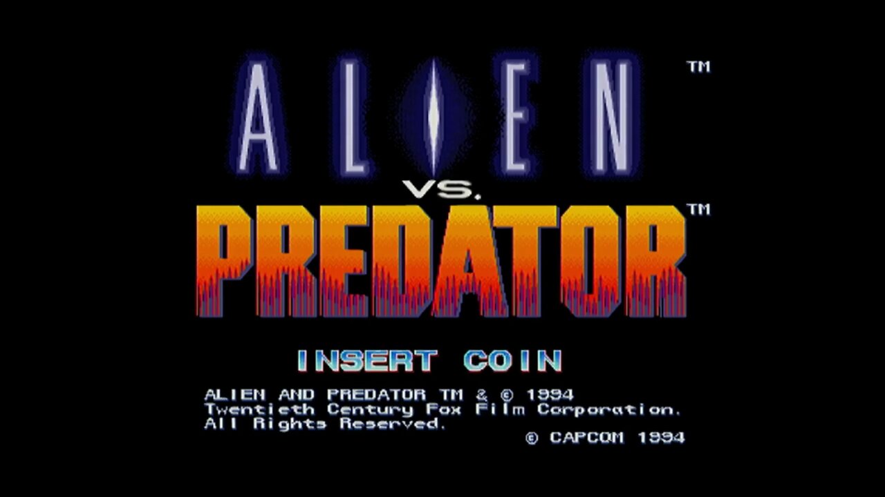 Alien vs Predator Arcade Playthrough - Predator Warrior