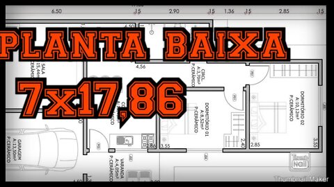 planta baixa 7x17,86