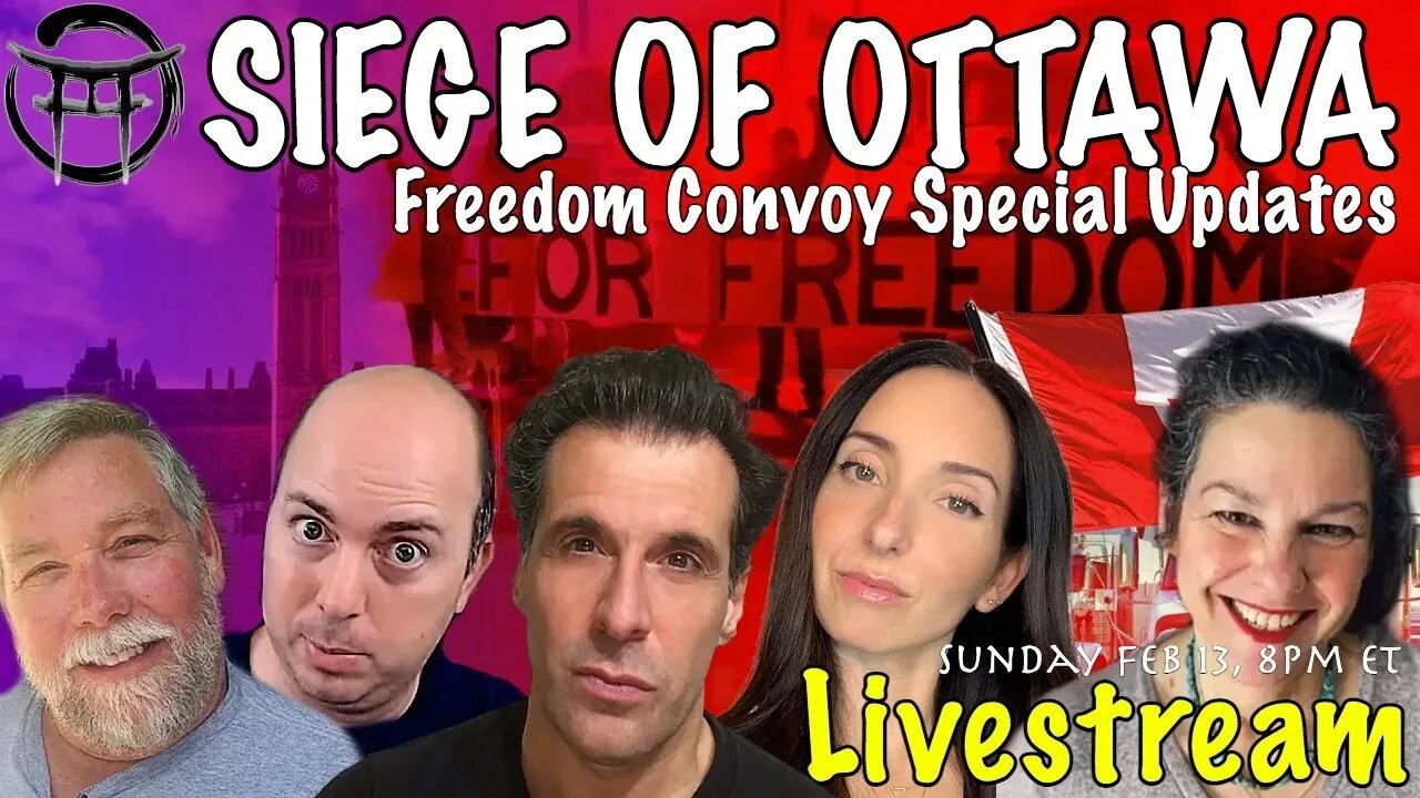 🔴LIVESTREAM: FREEDOM CONVOY WOO OTTAWA CANADA WITH JOE, RICHARD & JeanClaude@BeyondMystic