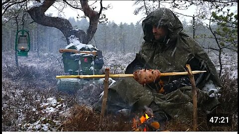 6 day Winter BUSHCRAFT -Artest Charcoal#