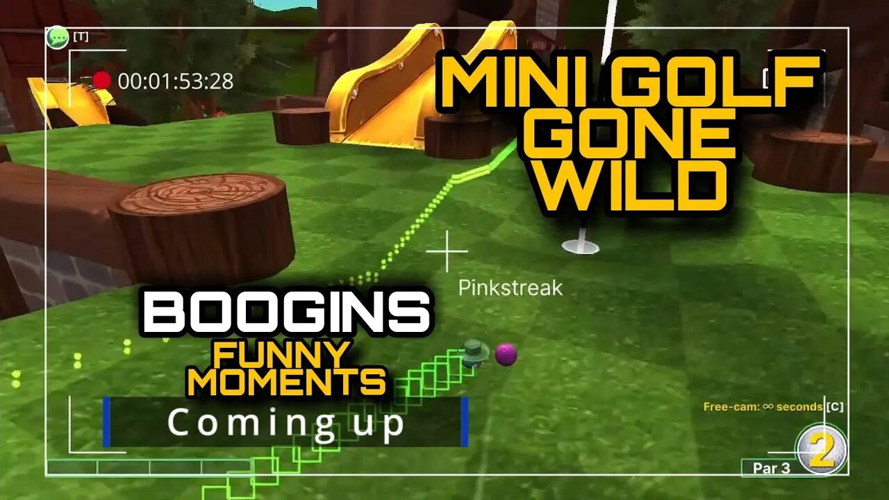 The funniest mini golf on YouTube (Golf with friends)