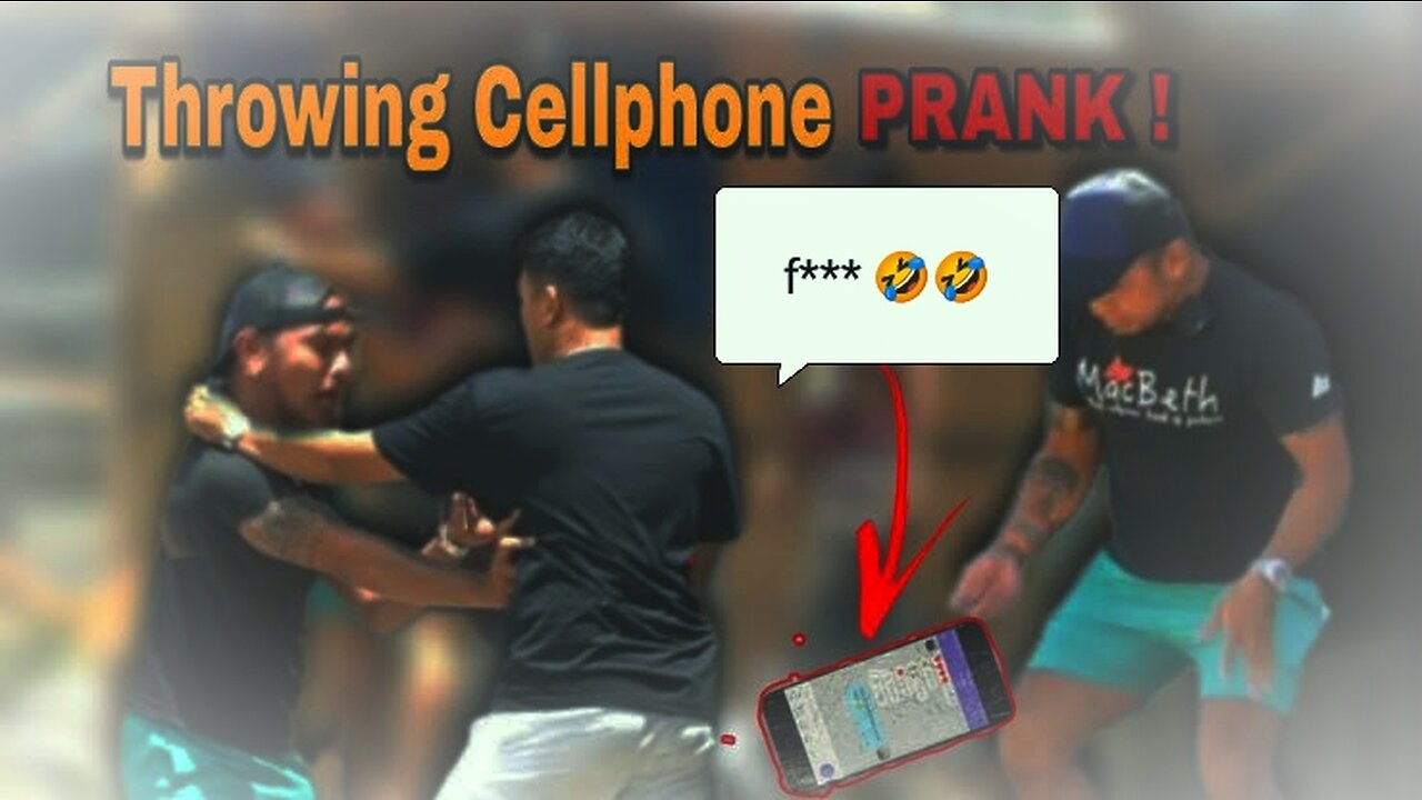 Throwing Strangers Phone Prank | Rannz