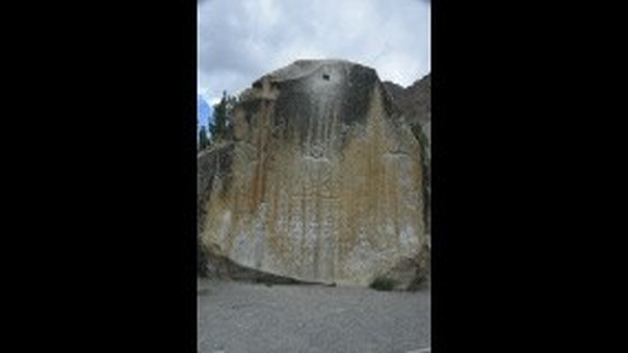 buddha rock skardu