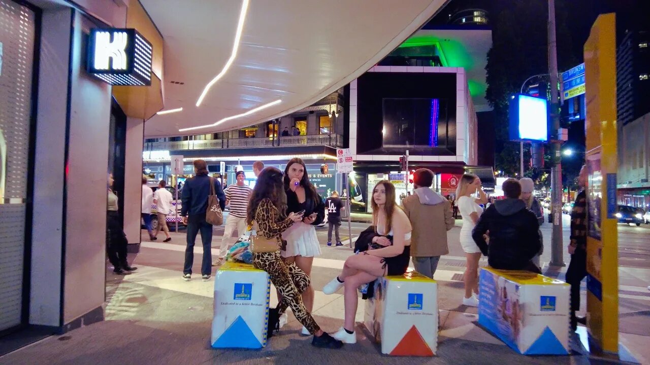 Brisbane City Night Walk - Queensland | Australia