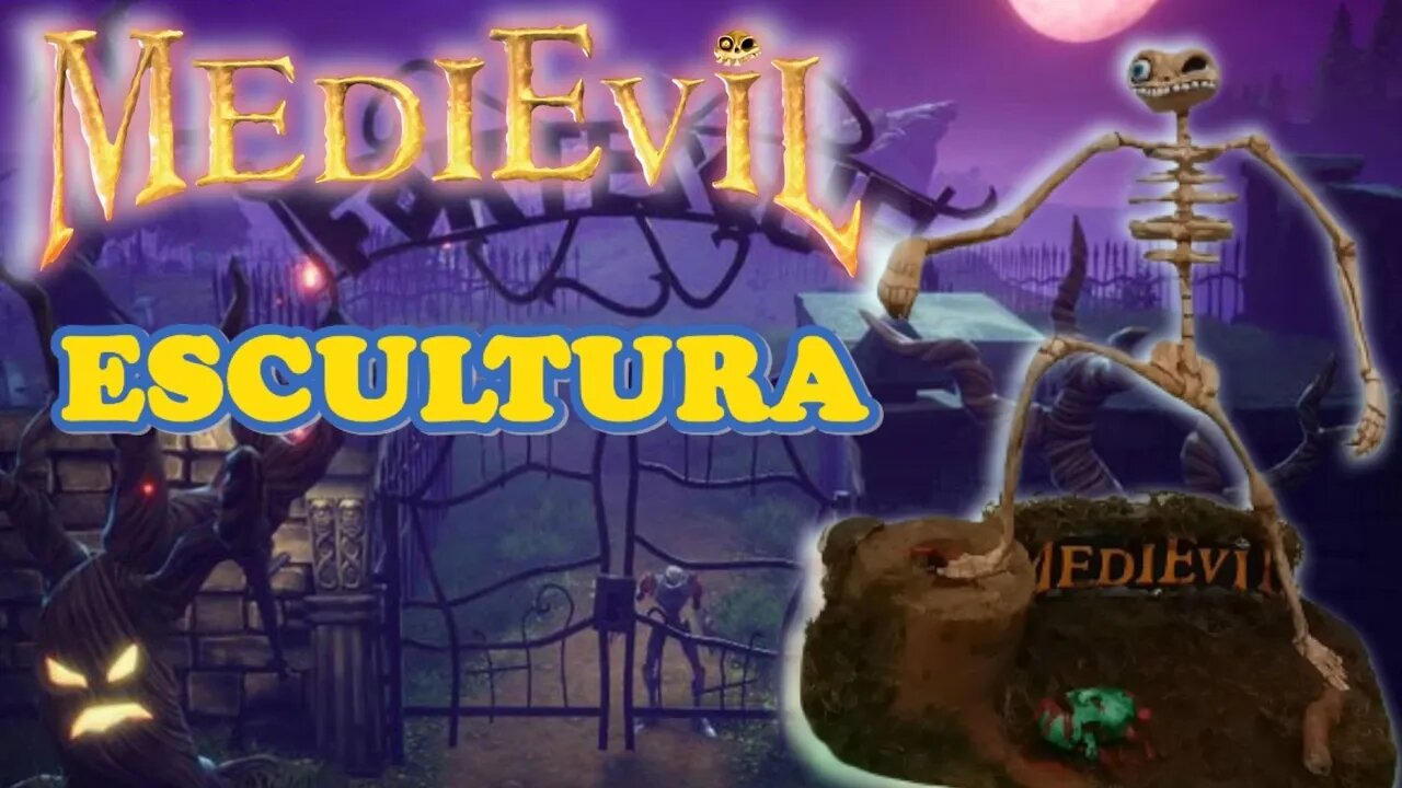 MEDIEVIL - ESCULTURA SIR DANIEL FORTESQUE