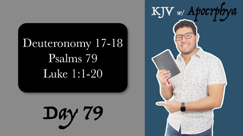 Day 79 - Bible in One Year KJV [2022]