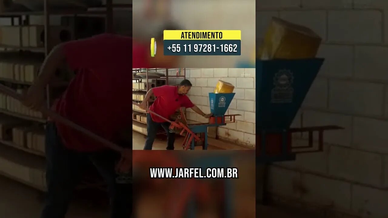 Como fazer o Tijolo Ecológico simples e rápido - JARFEL SAHARA