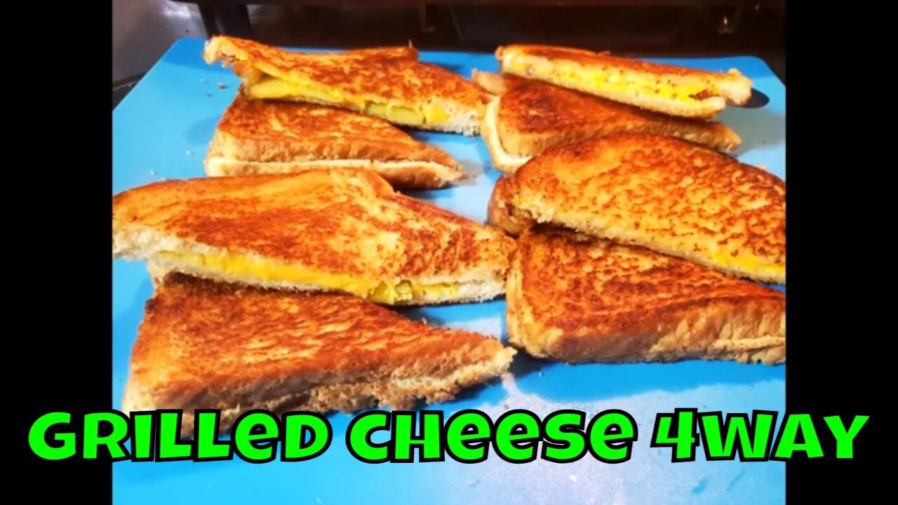 What's Cooking with the Bear? 4 truly different ways on making Grilled Cheese