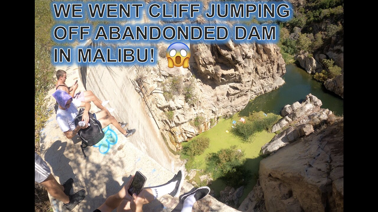 Cliff Jumping in Malibu with friends