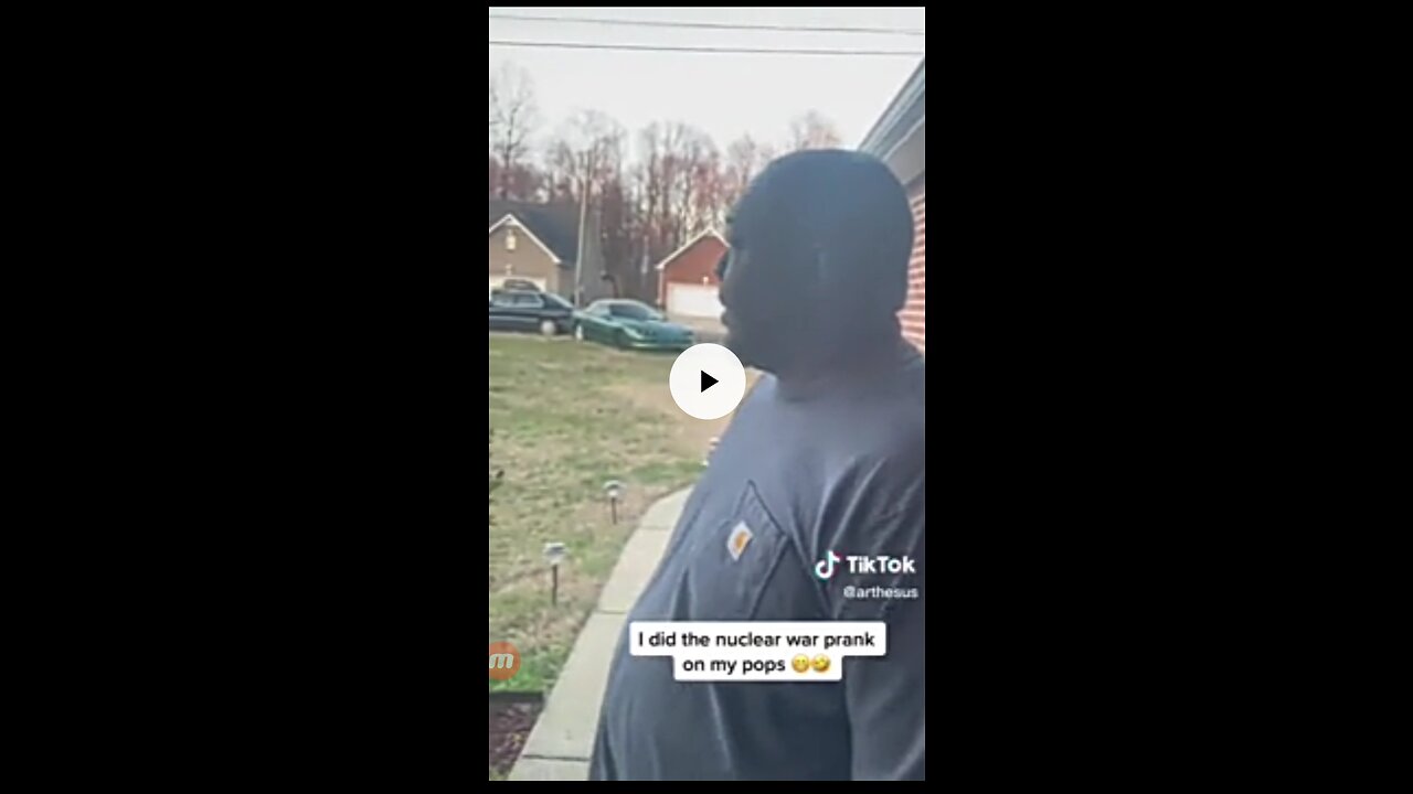 (OMEN) Son dose a Nuclear Test Prank & Had Pops Outside Looking In The Sky For Missiles