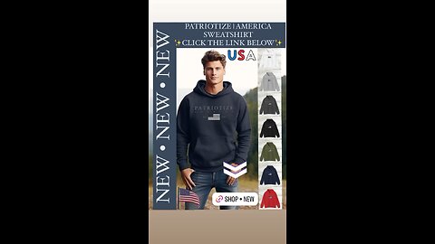 🇺🇸❤️🤍💎 PATRIOTIZE | AMERICA | 1776 | AMERICAN FLAG UNISEX HOODED SWEATSHIRT S-5X