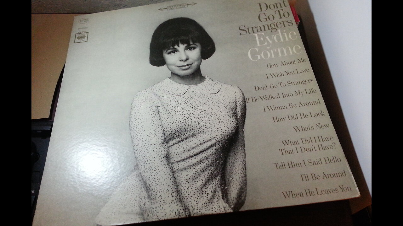 Eydie Gorme Dont Go To Strangers Columbia 1966 Release LP