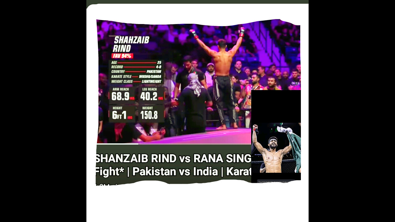 Pakistani boxer Shanzab rind v& Rana shingh Indian boxer..