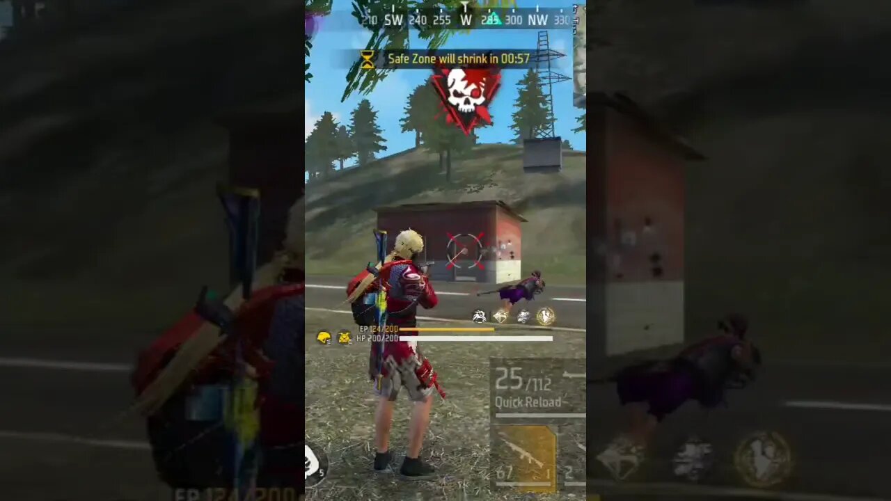 MP40 All Bullet Headshot.#shorts #firefild100