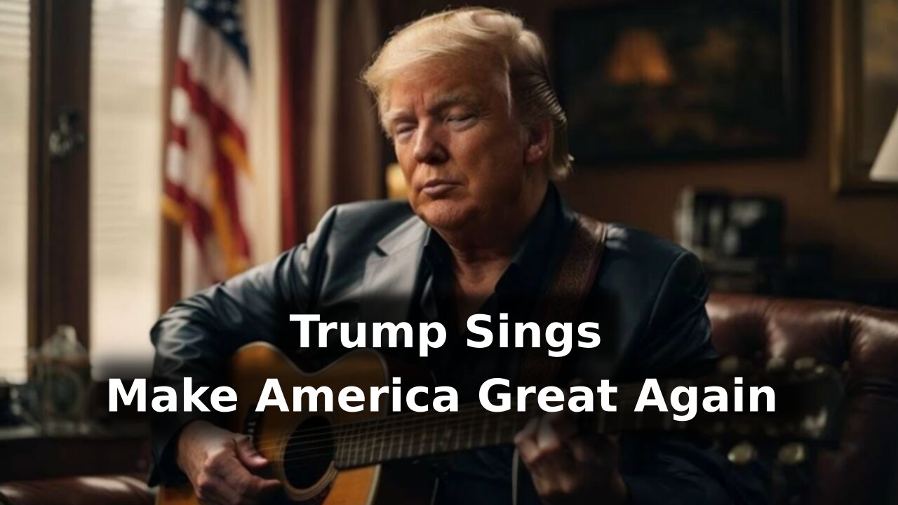 Trump Sings 🇺🇸Make America Great Again🇺🇸 (AI) - 🎵 Freedom Music 🎵