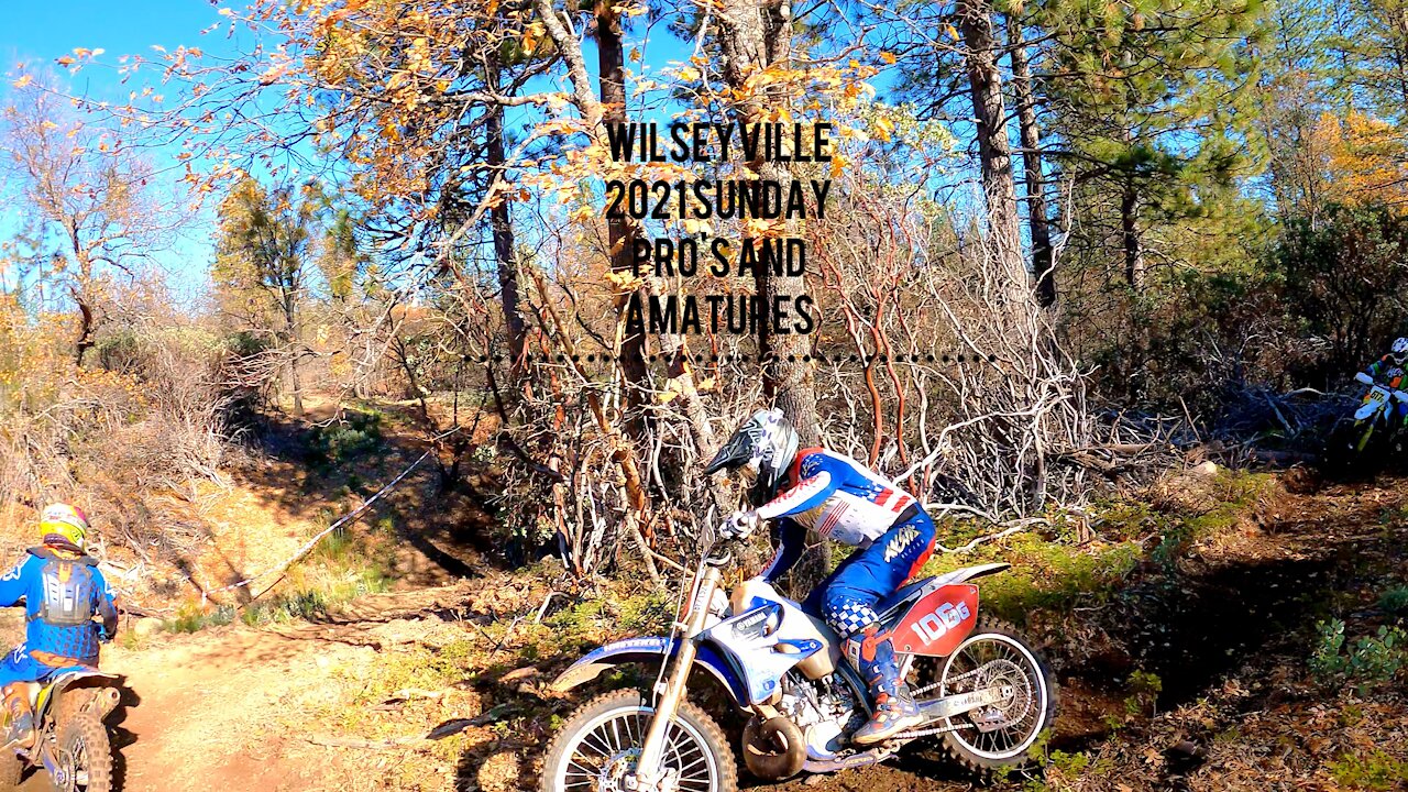 Wilseyville Sunday races AA/A/B and C