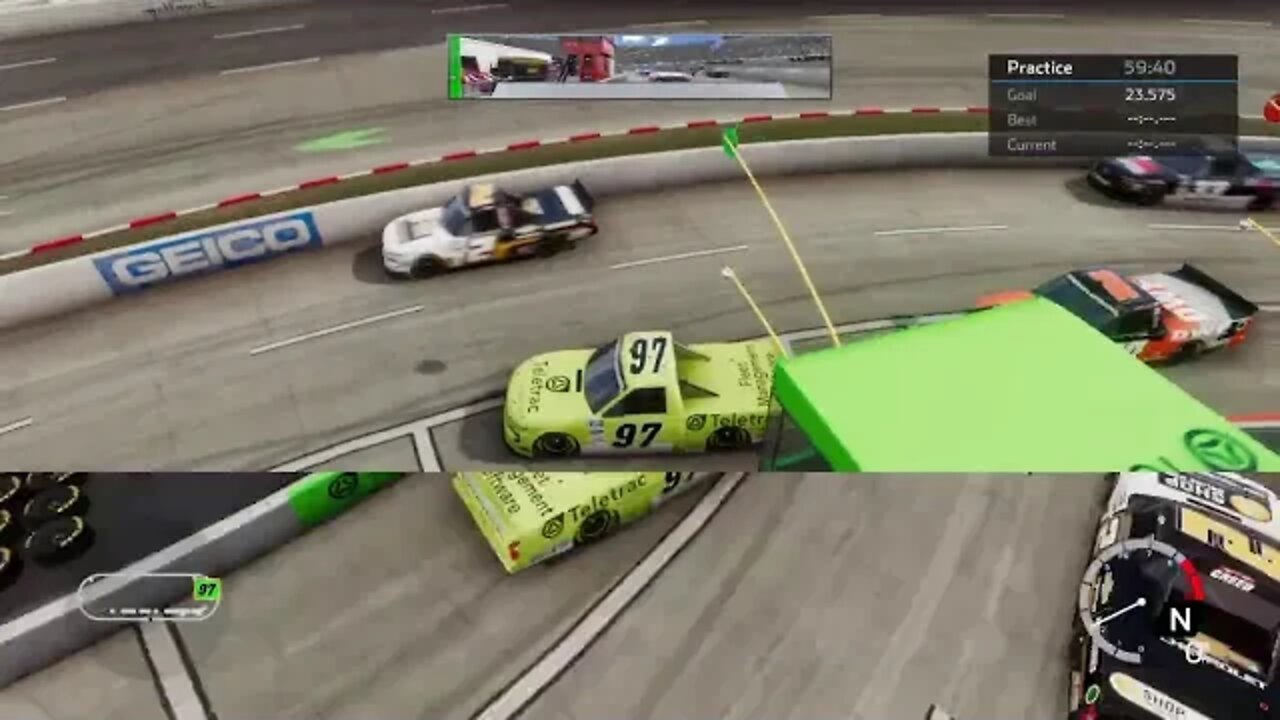 NASCAR Heat 5 Truck Career Part 10: Dang