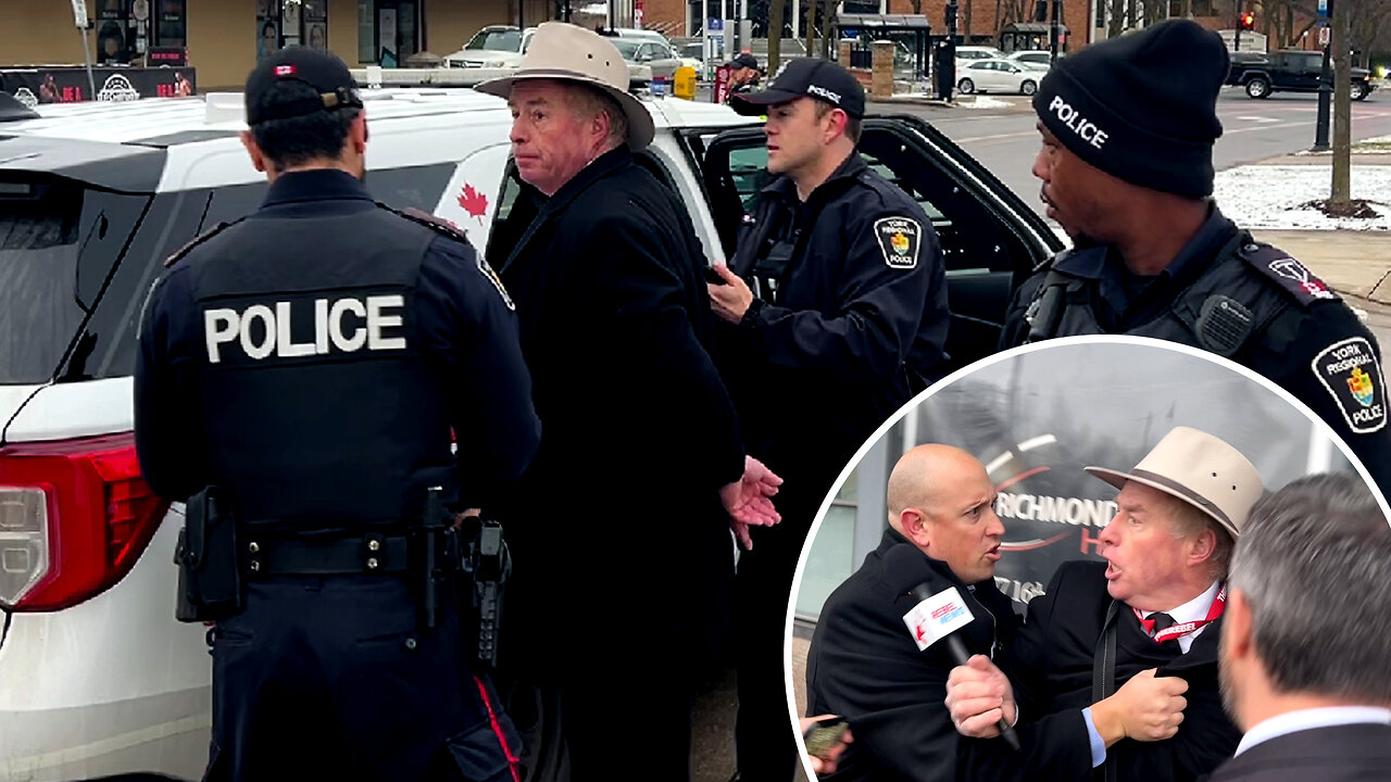 BREAKING: Rebel News’ David Menzies brutally arrested for scrumming Freeland