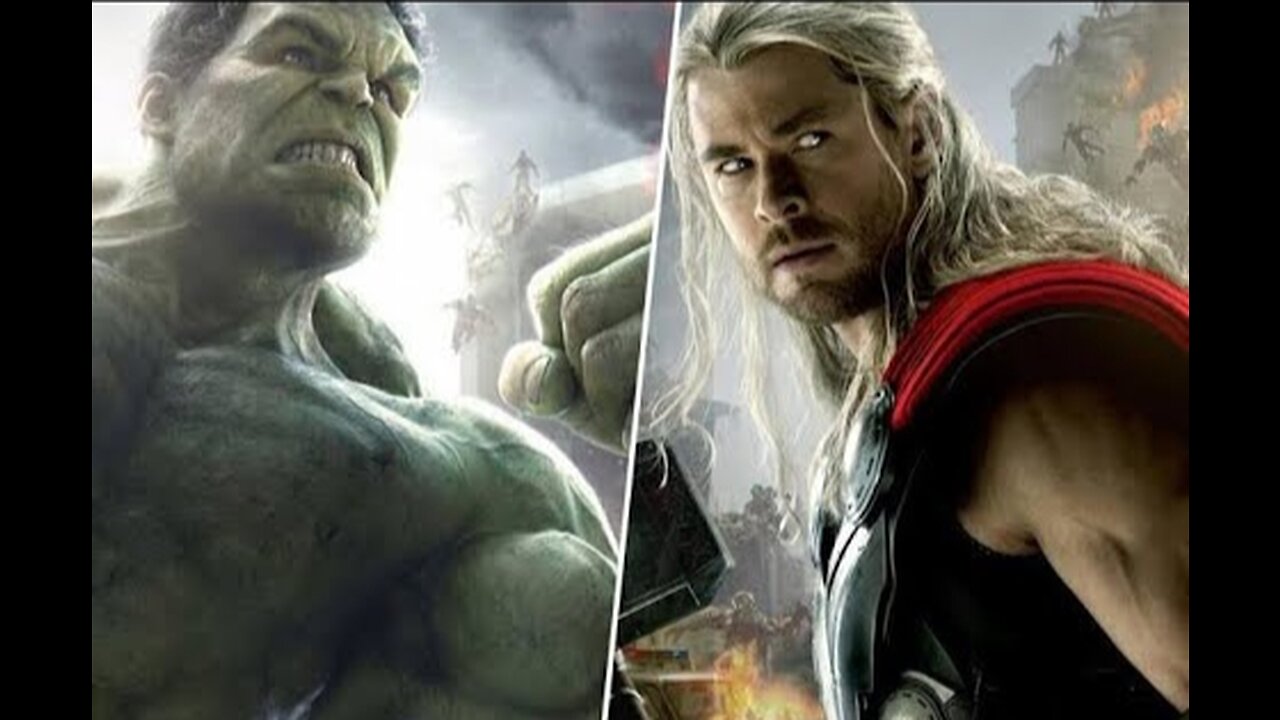 Thor vs Hulk 2 Fighting Times in Marvel Avenger Movie Clip Fight Scenes HD