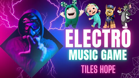 Oddbods Pogo vs Oddbods Zee vs Oddbods Slick vs Oddbods Jeff | Tiles Hop EDM Rush with Coffin Dance