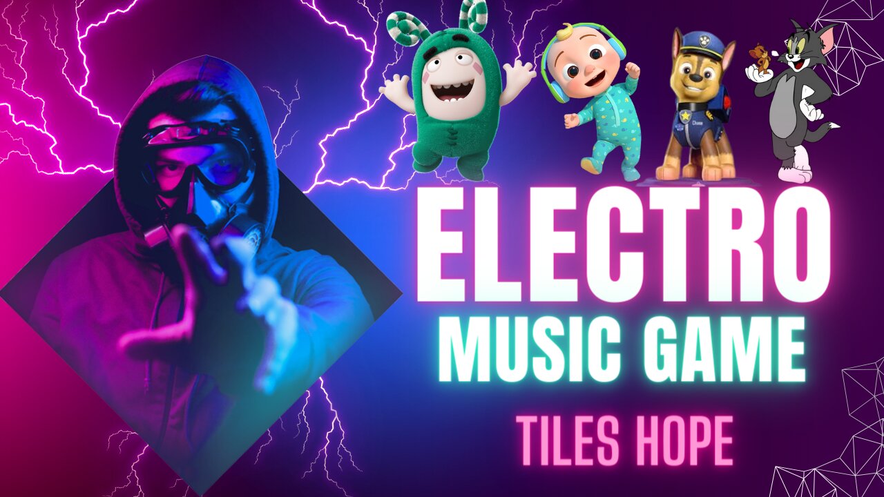 Oddbods Pogo vs Oddbods Zee vs Oddbods Slick vs Oddbods Jeff | Tiles Hop EDM Rush with Coffin Dance