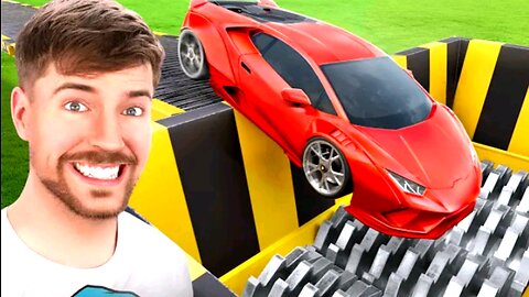 Lamborghini vs shredder 😱MrBeast New Vlog