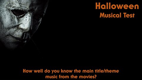 Halloween Musical Test