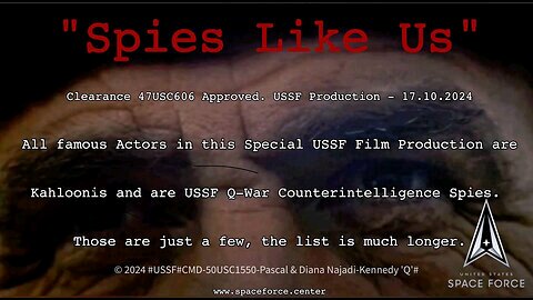 USSF Film Production CMD-50USC1550"Spies Like Us" Red October 17th 2024