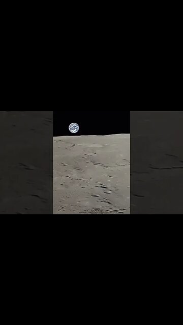 Earthrise: A Breathtaking View from the Moon's Surface 🌍🌖"