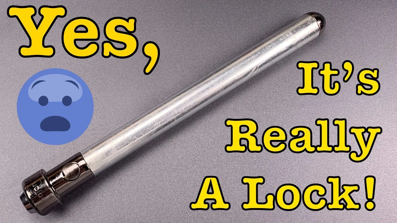 [1003] Strange Newspaper Vending Lock Picked (Baton 6000 Series)