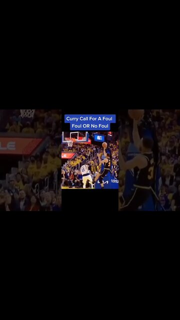 Curry Call For A Foul Foul Or No Foul????