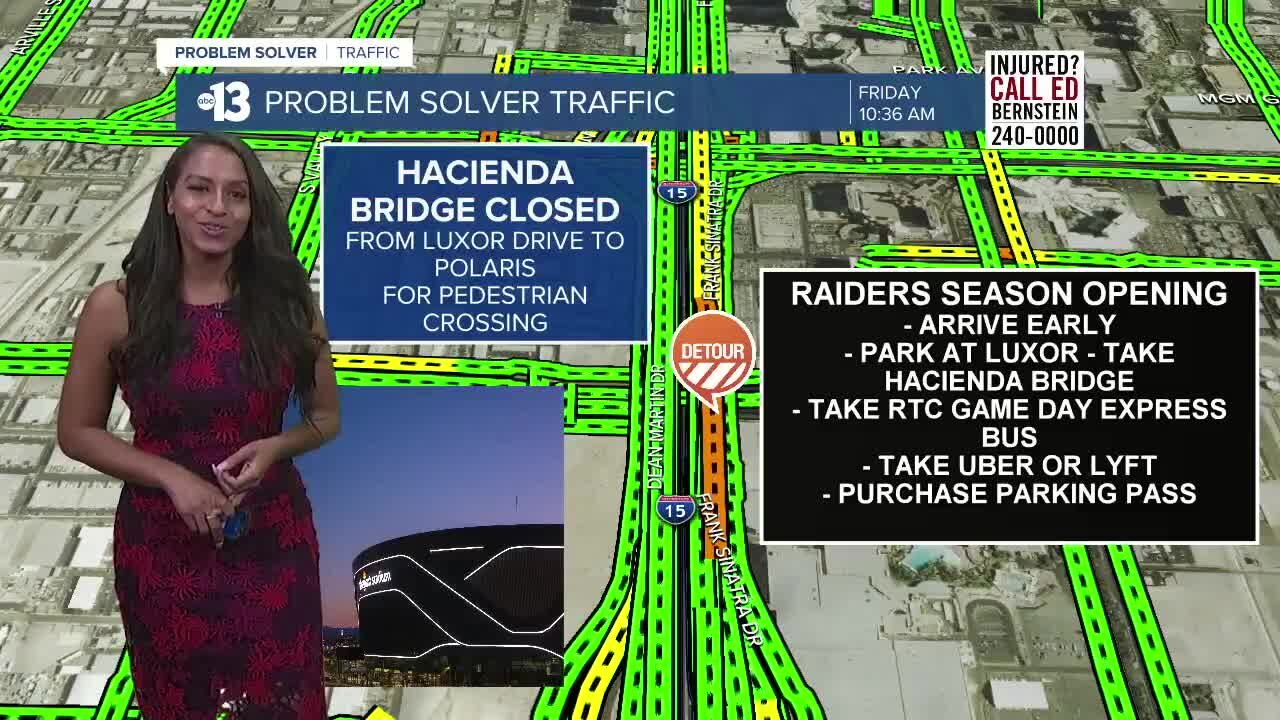 How to get to Allegiant Stadium for Raiders MNF game