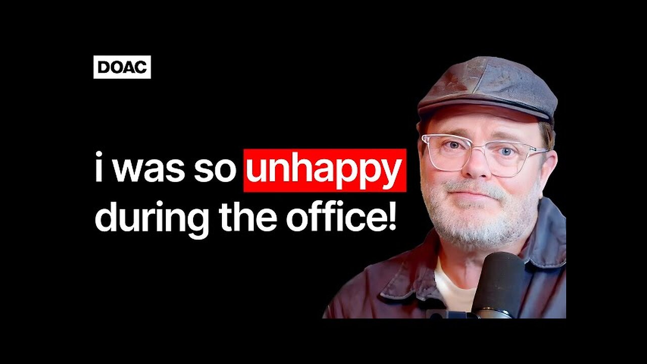 Rainn Wilson: "I was so unhappy during The Office!" (Dwight Schrute)