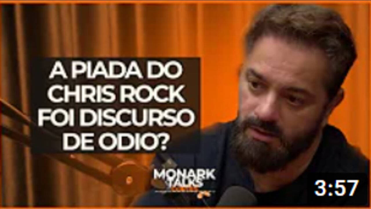 Monark Talks Cortes - CASO WILL SMITH E DISCURSO DE ÓDIO