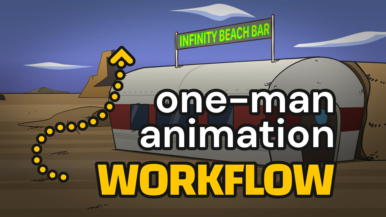 One-Man Animation Vlog 004 – my animation WORKFLOW