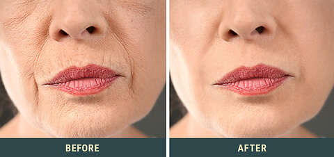 Women over 35 with wrinkled, sagging, and aging skin...