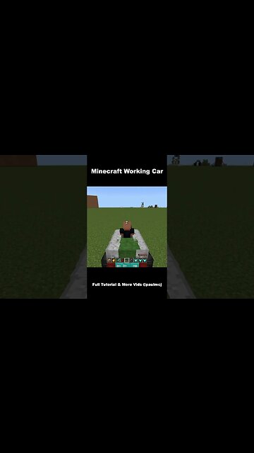 WORKING CAR in Minecraft - [Updated] Bedrock Edition 1.20.51