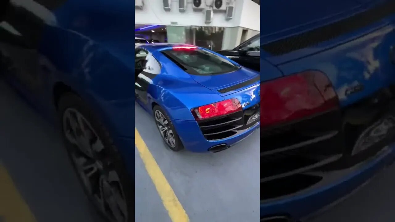 😱 QUE RONCO INSANO DESSE AUDI R8 COM ESCAPE MODIFICADO! #Shorts fastcarview