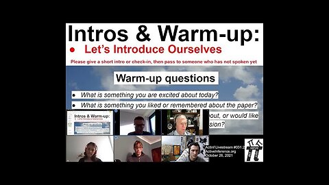 ActInf Livestream #031.2 ~ "Non-equilibrium Thermodynamics and the Free Energy Principle in Biology