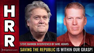 Steve Bannon interviewed by Mike Adams: Saving the Republic is within our grasp!