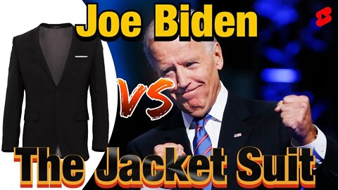 Joe Biden FIGHTING His Jacket is Embarrassing 🤦🏽 #shorts #youtubeshorts #viral