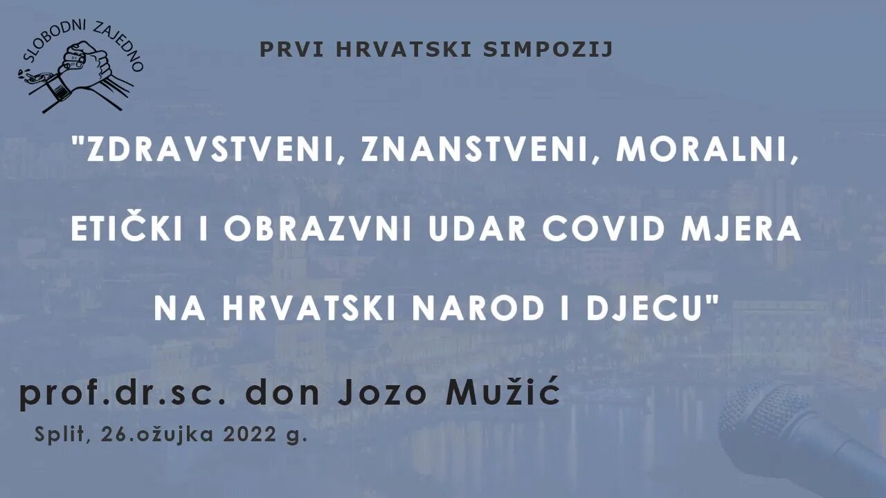 Izlaganje - prof. dr. sc. don Jozo Mužić