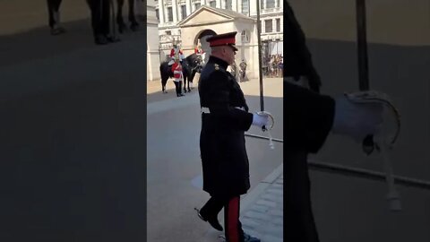 End of day inspection return swords #horseguardsparade