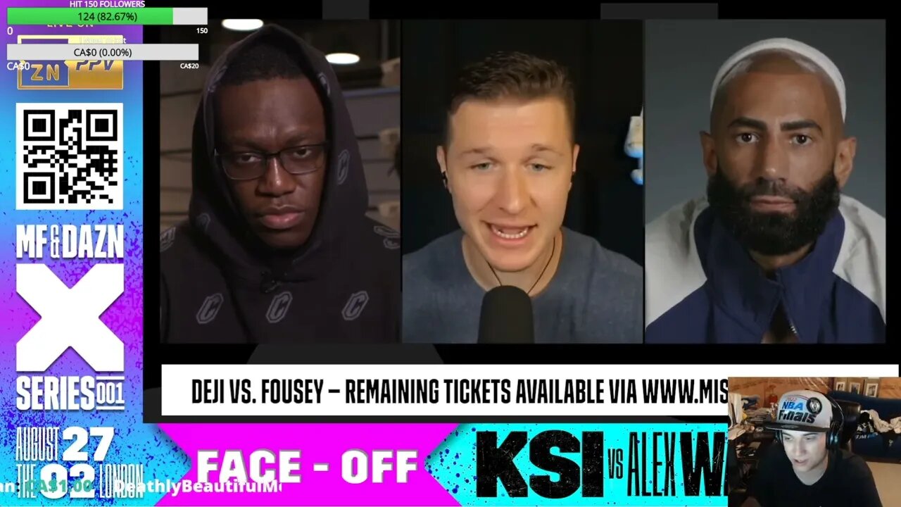 REACTING TO DEJI VS FOUSEY FACE OFF