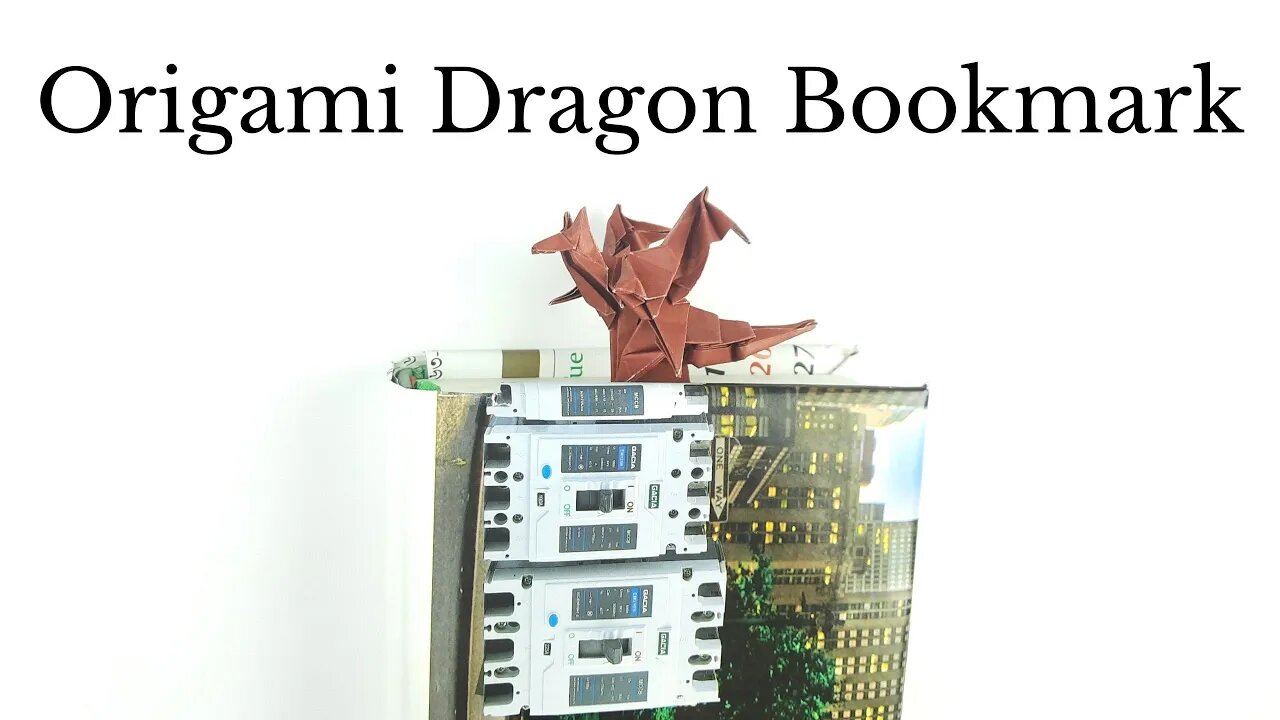 Origami Dragon Bookmark Tutorial - DIY Easy Paper Crafts