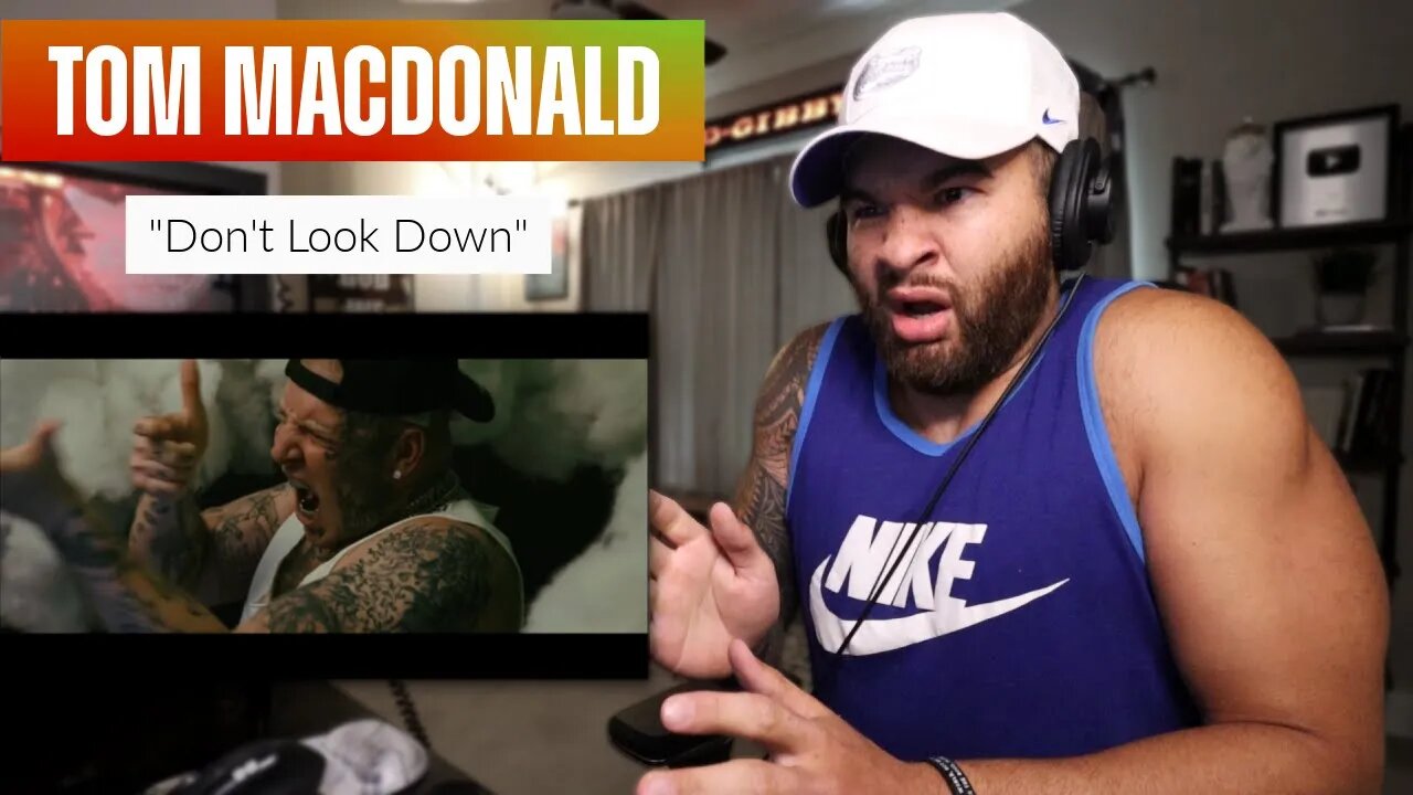 THE FIRE IN THE DARK! | Tom MacDonald - Don't Look Down - REACTION