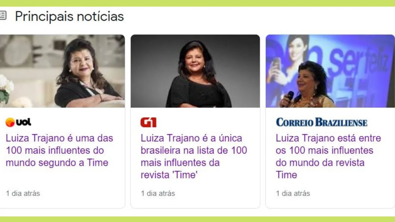 LUIZA TAJANO - Dona do Magazine Luiza - Eleita entre as 100 mais Influentes do MUNDO - Lula comenta