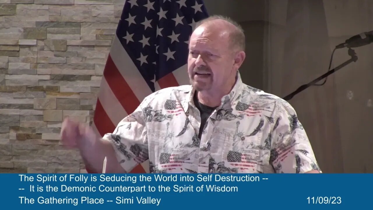 The Spirit of Folly is Seducing the Demonic Counterpart to Spirit of Wisdom