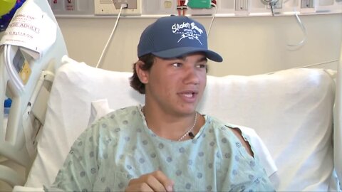 20-year-old recalls being bitten by shark in Florida Keys