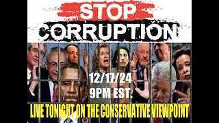 DEMOCRATS CORRUPTION IS NEVER GOING TO STOP, UNTIL PEOPLE ARE PUT IN PRISON!!! TONIGHT AT 9PM EST.